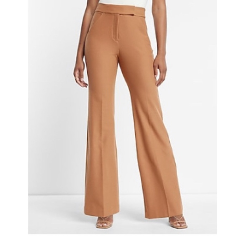 Super high wasted flare trouser pant; brand new; never worn;